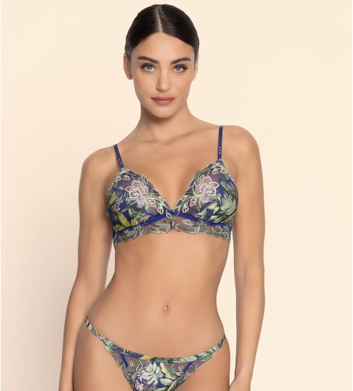 Soutien gorge sans armatures Bain de Nature Vert Parme