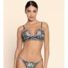 Soutien gorge sans armatures Bain de Nature Vert Parme