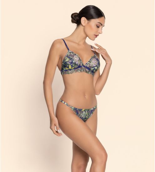 Soutien gorge sans armatures Bain de Nature Vert Parme