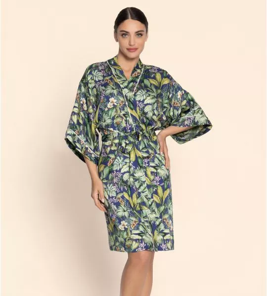Kimono Bain de Nature Vert Parme