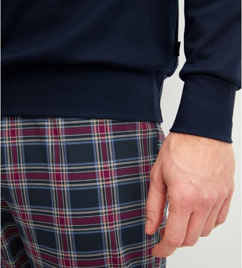 Pyjama long resserré pour homme Dark Sapphire