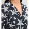Pyjama femme imprimé étoiles Winter Dreams Blue Night