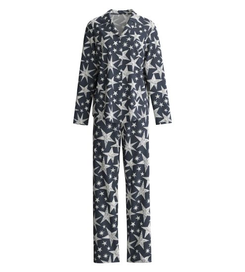Pyjama femme imprimé étoiles Winter Dreams Blue Night