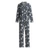 Pyjama femme imprimé étoiles Winter Dreams Blue Night