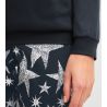 Pyjama femme bords élastiques Winter Dreams Blue Night
