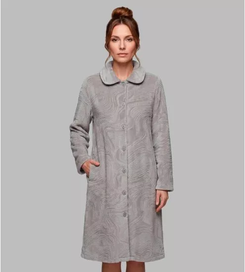 Robe de chambre pilou Vert Tilleul