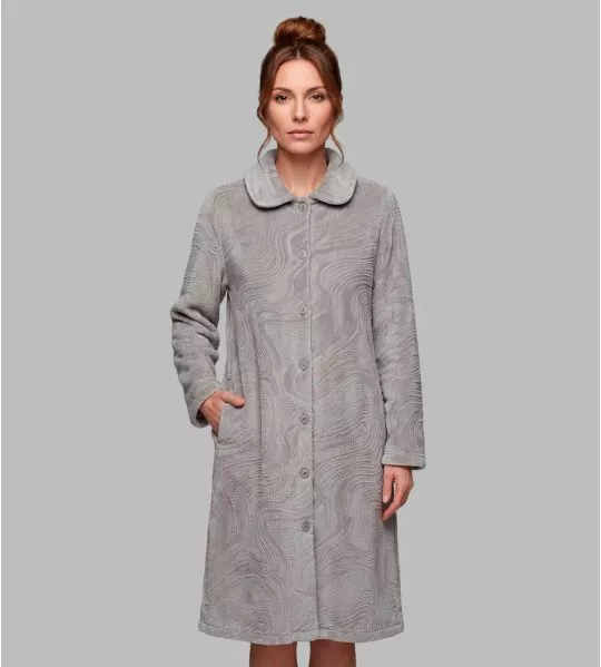 Robe de chambre pilou Vert Tilleul