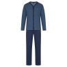 Pyjama chaud homme Bleu Chiné