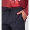 Pyjama long homme imprimé basketball Rouge
