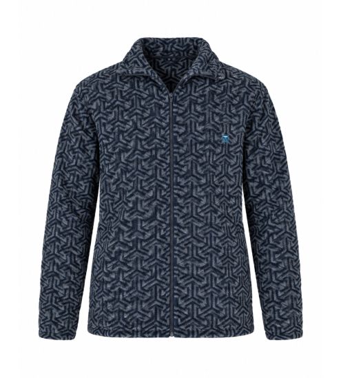 Veste zippée chaude homme Bleu