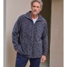 Veste zippée chaude homme Bleu