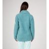 Veste chaude zippée femme Bleu Turquoise
