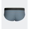Slip homme en Lyocell Bleu Gris