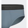Slip homme en Lyocell Bleu Gris