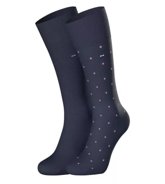 Lot de 2 chaussettes en coton pour homme Cirrus Marine