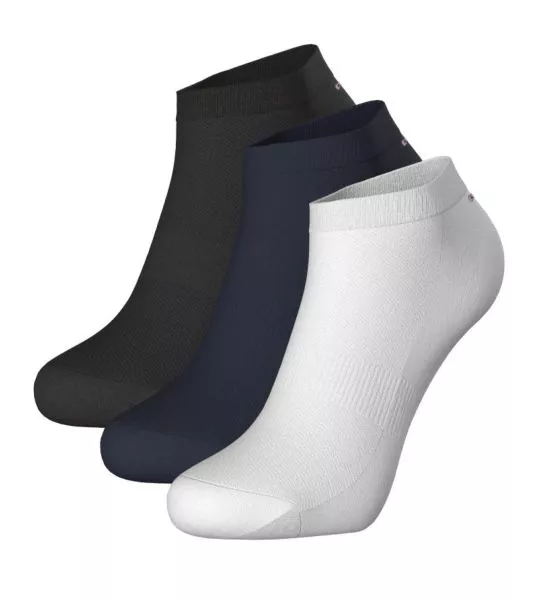 Lot de 3 socquettes homme Noir/Marine /Blanc
