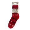 Chaussettes pilou anti gliss Lovely Winter Red/Navy