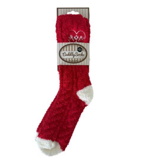 Chaussettes pilou pilou Anneli Cuddly Red
