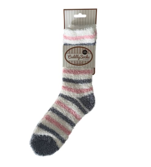 Chaussettes pilou pilou à rayures Morning Cuddly Off white/Multicolor