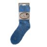 Chaussettes pilou bleues Smooth Cuddly Medium Blue
