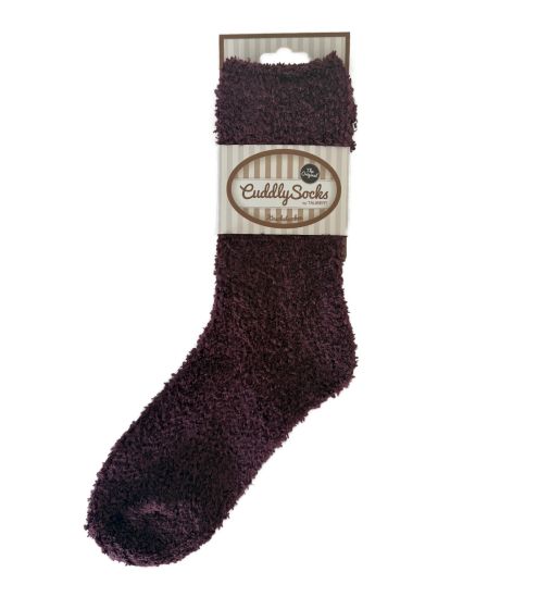 Chaussettes pilou bleues Smooth Cuddly Figue
