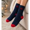 Chaussettes pilou pilou Anneli Cuddly Navy Blue