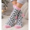 Chaussettes Morning Cuddly Off White Leopard