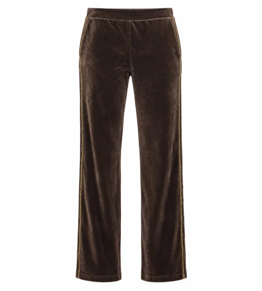 Pantalon de jogging en velours Marron