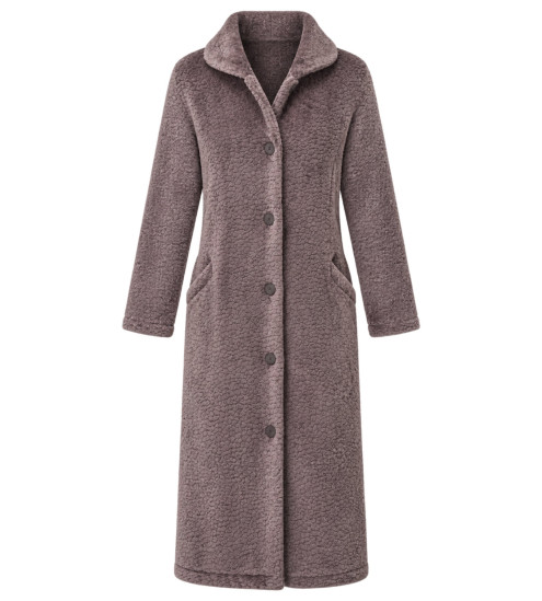 Robe de chambre en velours Chocolat