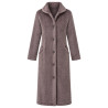 Robe de chambre en velours Chocolat