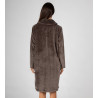 Robe de chambre en velours Chocolat