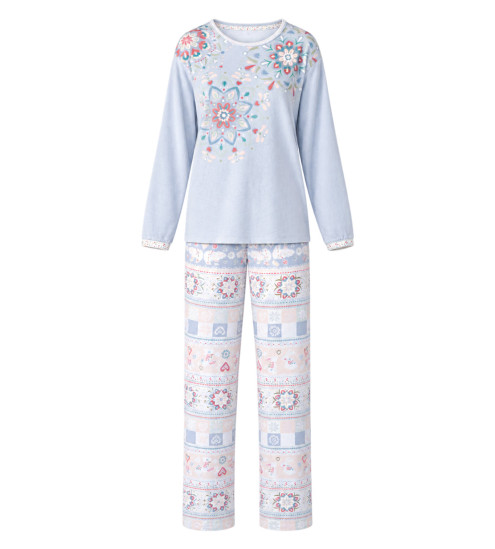Pyjama envelours femme Bleu Ciel