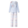 Pyjama envelours femme Bleu Ciel