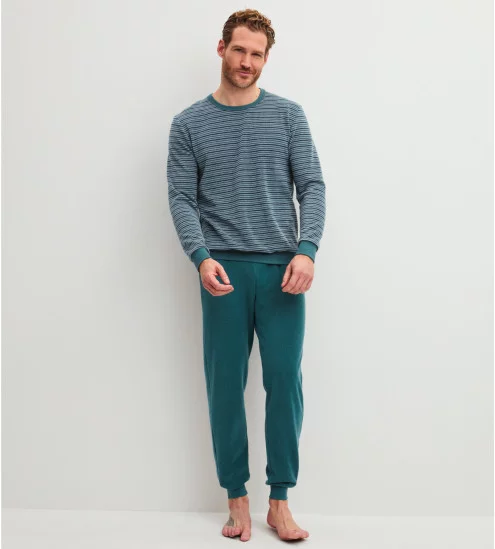 Pyjama en éponge homme Relax Terry Dark Petrol