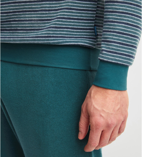 Pyjama en éponge homme Relax Terry Dark Petrol