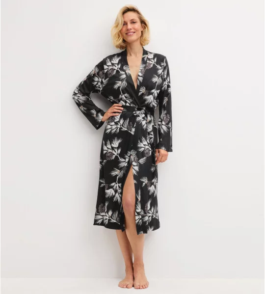 Déshabillé kimono Glimmer MM Classic Black