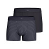 Lot de 2 boxers confort Navy Blue Stripes