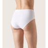 Slip brésilien invisible Cotton Band Blanc