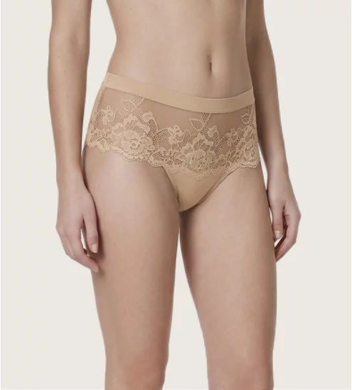 Shorty beige dentelle Greta