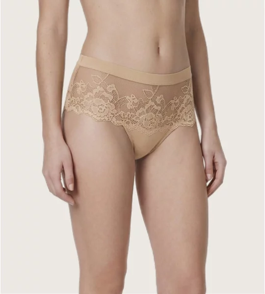 Shorty beige dentelle Greta
