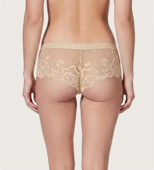 Shorty beige dentelle Greta