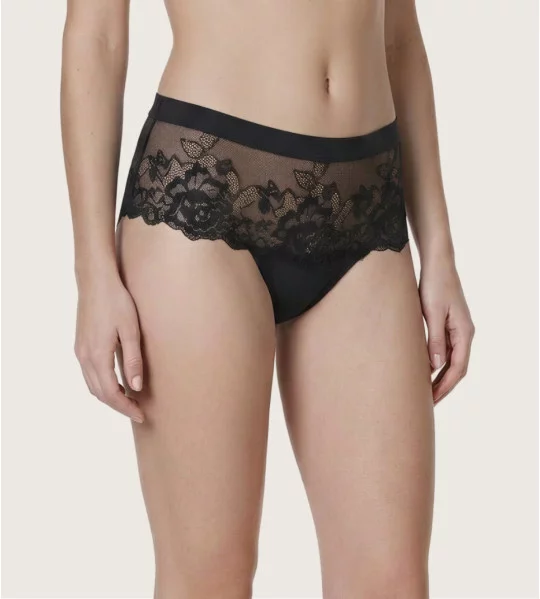 Shorty noir dentelle Greta