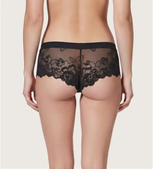 Shorty noir dentelle Greta
