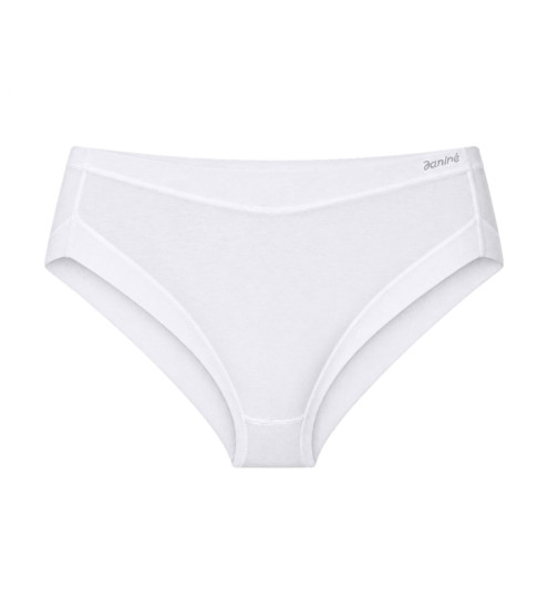 Slip brésilien invisible Cotton Band Blanc