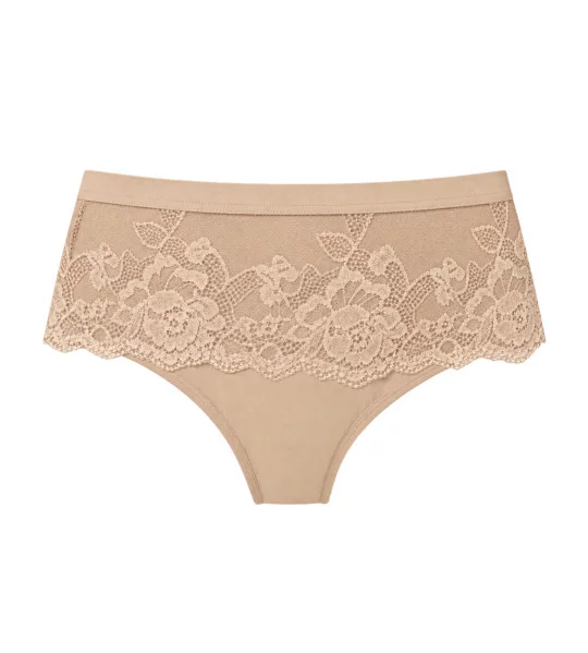 Shorty beige dentelle Greta