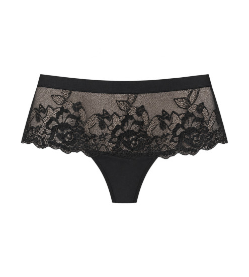 Shorty noir dentelle Greta