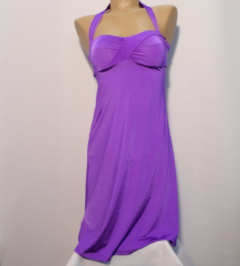 ROBE BANDEAU VIOLET