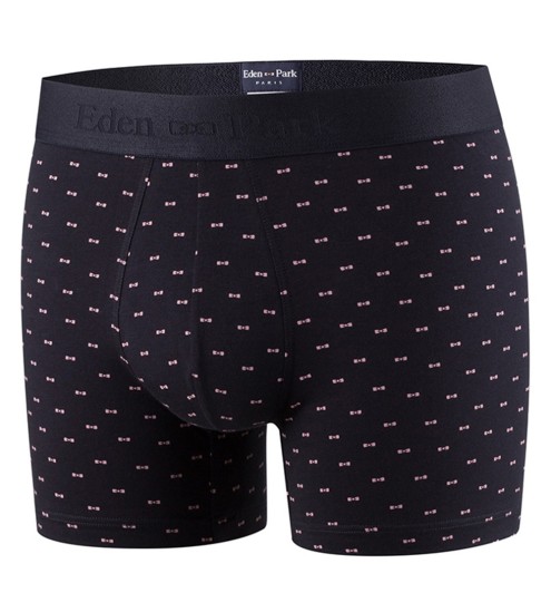 Boxer motif noeuds papillon 39 MARINE