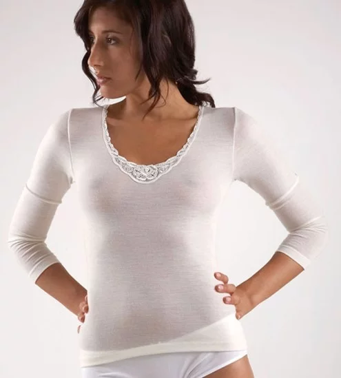 Long sleeve shirt wool and...