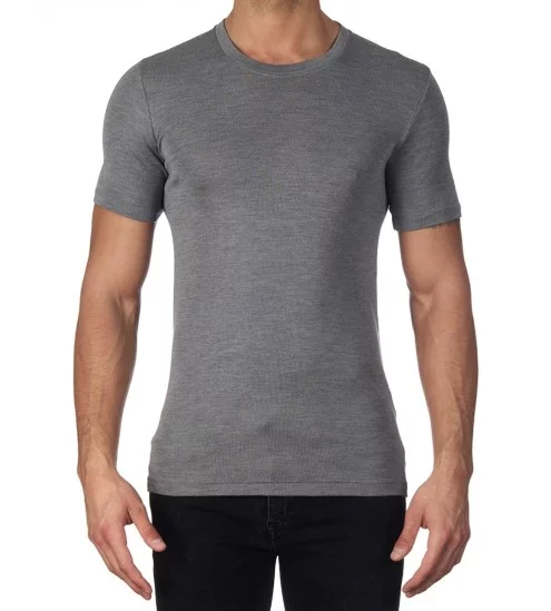 Wool T-Shirt & Silk Round...